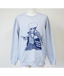 NEVER TRUST | NEVERTRUST（ネバートラスト）　　RUDER THAN RUDE クルーネックスウェット GRY(スウェット)