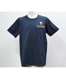 NEVER TRUST | NEVERTRUST（ネバートラスト）　　GENIUS T SHIRT ポケット付きTシャツ BLK(Tシャツ/カットソー)
