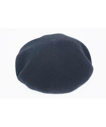 unsm（ウンズム）　　Bolo Beret ニットベレー BLK(ハンチング/ベレー帽)