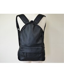 Butler Verner Sails | Butler Verner Sails（バトラーバーナーセイルズ）　　ヌメ革シュリンクレザーリュック BLK(バックパック/リュック)