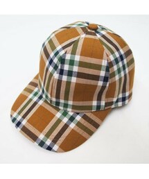 NEVER TRUST | NEVERTRUST（ネバートラスト）　　Casual Check Capチェックキャップ BRN(キャップ)