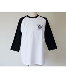 NEVER TRUST | NEVERTRUST（ネバートラスト）　　エンブレムラグラン3/4スリーブT WHT(Tシャツ/カットソー)