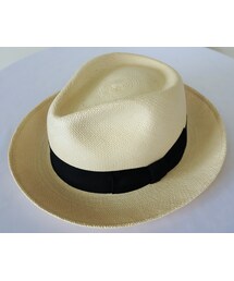 EDO HAT（エドハット）　　ワイドブリム本パナマハット OFFWHT(ハット)
