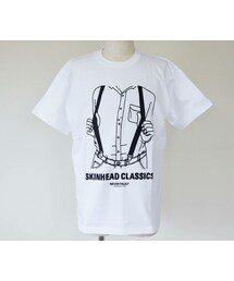 NEVER TRUST | NEVERTRUST（ネバートラスト）　　BRACES S/S T サスペンダーTシャツ WHT(Tシャツ/カットソー)