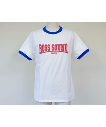 NEVER TRUST | NEVERTRUST（ネバートラスト）　　BOSS SOUND リンガーTシャツ WHT/BLU(Tシャツ/カットソー)