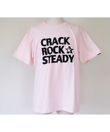 NEVER TRUST | NEVERTRUST（ネバートラスト）　　CRACK ROCK STEADY T クラックロックステディーTシャツ PINK(Tシャツ/カットソー)