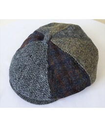 EDO HAT（エドハット）　　MIXツイード８方ハンチング GRY(ハンチング/ベレー帽)
