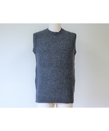 soglia | soglia（ソリア）　　LANDNOAH VEST ブリティッシュウールニットベスト GRY(ベスト)