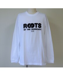 NEVER TRUST | NEVERTRUST（ネバートラスト）　　ROOTS OF SKINHEADS L/S Tシャツ WHT(Tシャツ/カットソー)