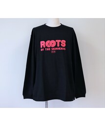 NEVER TRUST | NEVERTRUST（ネバートラスト）　　ROOTS OF SKINHEADS L/S Tシャツ BLK(Tシャツ/カットソー)
