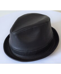 Retter | RETTER（レッター）　　Water P Hat 撥水加工レザーハット BLK(ハット)