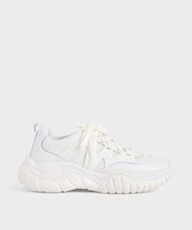 CHARLES & KEITH | メッシュ&ネッティング チャンキースニーカー / Mesh & Netting Chunky Sneakers(スニーカー)