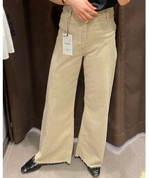 ZARA | ZW PREMIUM MARINE STRAIGHT👖短足なのでハイウエスト様様です(デニムパンツ)