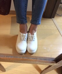 dazzlin | 白 インヒールシューズ  
(スニーカー)