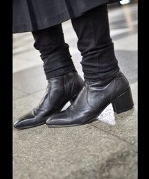 LEATHER HEEL BOOTS(ブーツ)