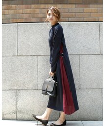 SUGAR BISKET | サイドプリーツワンピース(ワンピース)