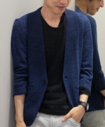 NICOLE CLUB FOR MEN | ノーカラージャケット