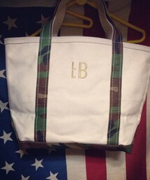 L.L.Bean | LLbean Boat&Tote Bag Ziptop CamoGreen (トートバッグ)