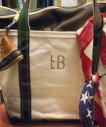 L.L.Bean | L.L.Bean Boat&Tote Ziptop camogreen Mサイズ(トートバッグ)