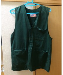 used | 古着屋で買いました！ヴィンテージ風のロングベスト(ベスト)