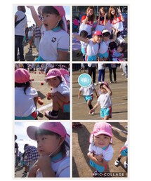 3年前 3歳幼稚園運動会 | はじめての運動会…私は年長のクラスのクラス役員だったのでまだ小さいりりのとこは、なかなか行く事ができずに友達に見てもらってました。りり、頑張っているけど今だからわかるよ無理に笑顔作って頑張ってくれていた事 フトした時は、寂しい顔だったね。ごめんね😭(トップス)
