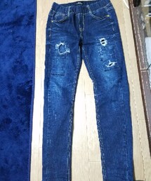 no brand | 古着(レディース)(デニムパンツ)