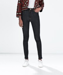 ZARA | ハイウェストデニム(デニムパンツ)