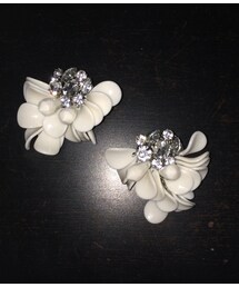 H&M | 花びらビジューピアス(ピアス（両耳用）)