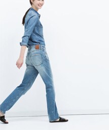 ZARA | ペイントクラッシュデニム(デニムパンツ)