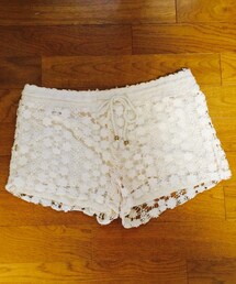 FOREVER 21 | 白クロシェショーパン(その他パンツ)