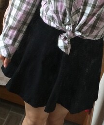 H&H | H&Mのブラックフレアスカート(スカート)