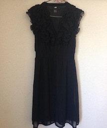 H&M | フリルシフォンワンピース(ワンピース)