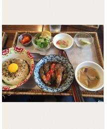 海老のケジャン定食❤️ | 食器