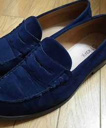 NAVY | 合皮ローファー(ドレスシューズ)