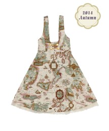 an another angelus | 地図柄コルセットフレアーワンピース

(ワンピース)