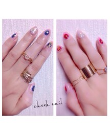 nail☆ | 左右で色を変えてみた♡(その他)