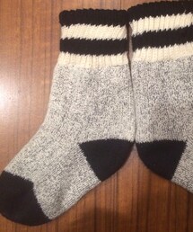 MARKEY'S | 白黒ボーダーリブ厚手ソックス(ソックス/靴下)