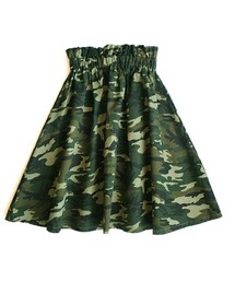 paravion | 迷彩/カモフラフリルスカート(スカート)