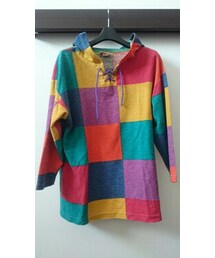 VINTAGE | Used・Vintage パイル地クレイジーカラーパーカー(パーカー)