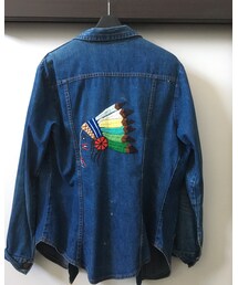 背面刺繍 | 変なインディアン(シャツ/ブラウス)