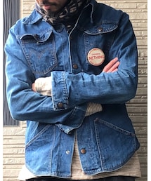 VINTAGE | Used・MAVERICK 刺繍デニムシャツジャケット(トップス)