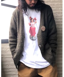 used | used・モヘアカーディガン(カーディガン/ボレロ)