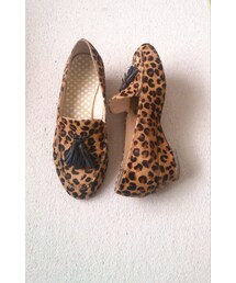 COMME CA DU MODE | 豹柄ローファー(その他シューズ)