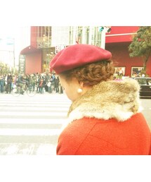 ベレー帽。(ハンチング/ベレー帽)