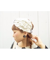 MOMAのふわもこターバン(ヘアバンド)