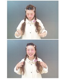 ぷが髪 | 白いぱっちんどめはお気に入り🐏(その他)