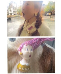 chimney | chimneyさんに、Toppu-chanならぬ、とっぷーがちゃんを作って頂きました👍⭐️(ブローチ/コサージュ)