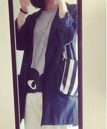 古着のロングジャケット | ナイロンジャケット