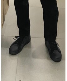 GLOBAL WORK | ハイカット ニット スニーカー(スニーカー)