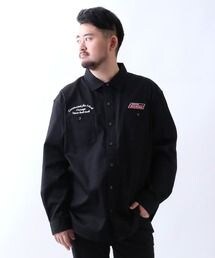 Dickies | Dickies/ディッキーズ ツイル 刺繍ワッペン ワークシャツ/大きいサイズ(シャツ/ブラウス)